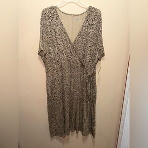 NWT Amazon Essentials Animal Print Dress